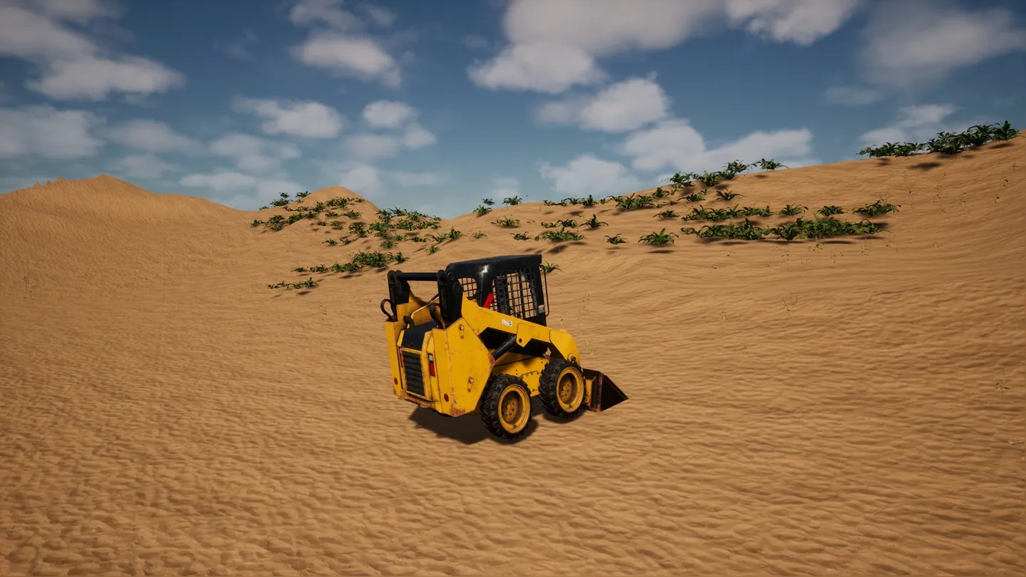 Skid Steer in Room to Dig